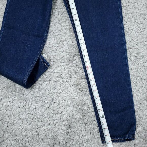 Levi’s Premium 80's Mom Jeans High Rise Tapered Dark Wash Blue Size 23 x 30 - Picture 12 of 12